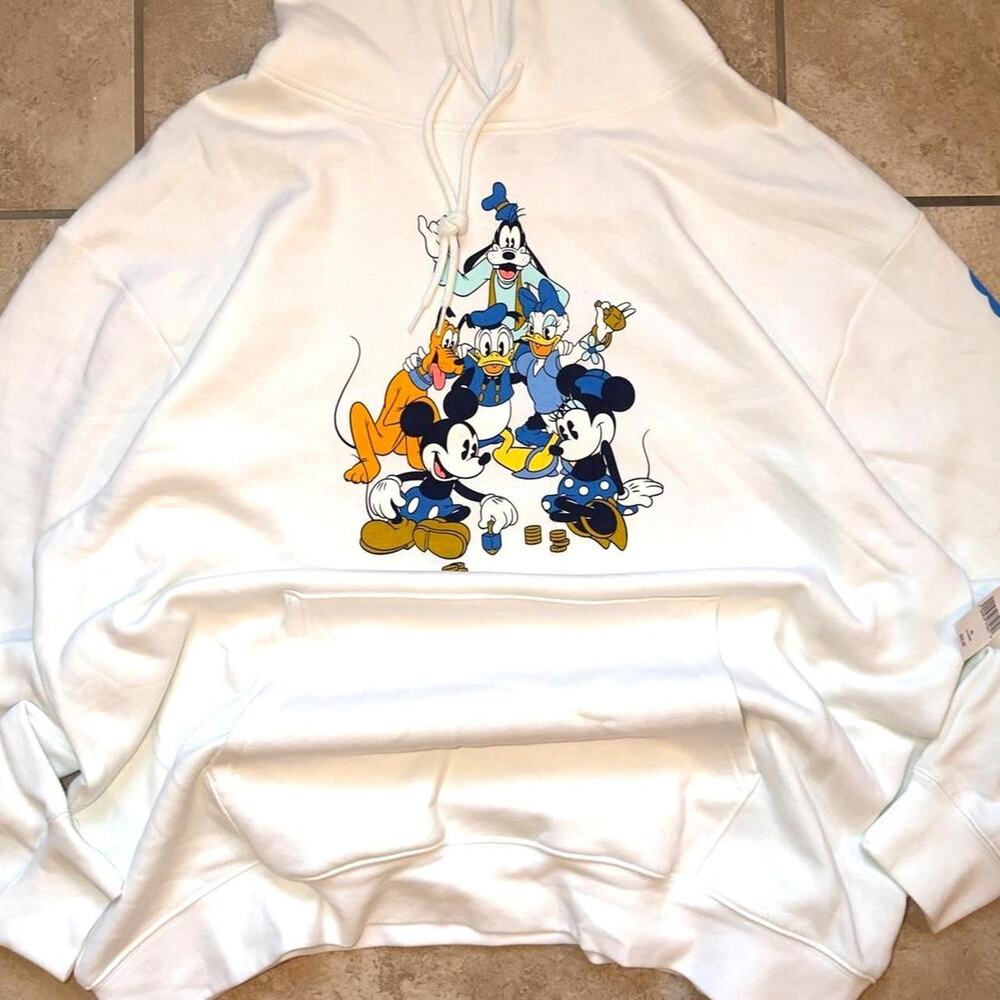 NWT Walt Disney World Mickey Mouse Zip Up Hoodie - Size XL